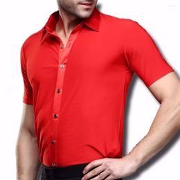 Stage Wear 2023 Est Men Latin Dance Tops High Reverse Collar 4Colors Fitness Clothes Vestidos Regatas Femininas Fringe Dress