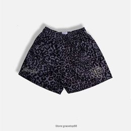 Men's Shorts Ip Fashion Brand Leopard Print American Basketball Quarters under Knee Training Street Quick Dried Casual Sports Pants