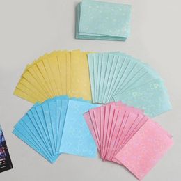 Frames 20pcs/pack 3-inch Laser Love Heart Card Film Po Cover Cards Protective Flat Sleeve Double Layer