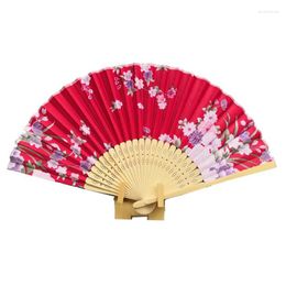 Party Favor 21cm And Delicate Chinese Craft Folding Fan Silk Hand Mixed Random 20 Pcs