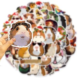 50Pcs Cartoon Guinea Pig Stickers Skate Accessories Waterproof Vinyl Sticker For Skateboard Laptop Luggage Motorcycle Phone Water Bottle Notebook Car Decal