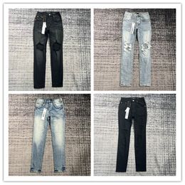 Lila Jeans Designer-Jeans Herren Designer-Jeans für Männer Frauen Hosen Lila Markenjeans Sommerloch 2023 Neuer Stil Stickerei Selbstkultivierung und Mode für kleine Füße