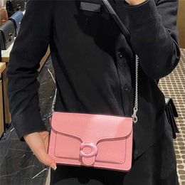 Baobao Women's Cherry Blossom Pink Litchi Pattern Mini Small Square 2023 Classic Tabby Chain One Shoulder Crossbody Wine God Bag 997