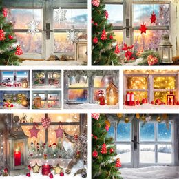 Christmas Decorations Christmas Window Snowman Printed Fabric 11CT Cross-Stitch Set Embroidery Sewing Hobby Craft Knitting Wholesale Sales Room Decor 230918