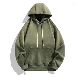 Men's Hoodies 2024 Autumn And Winter Loose Hooded Fashion Heavyweight Boys' Spring Casual Clothing Coat Outside