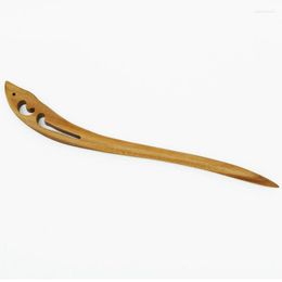 Hair Clips 1pc Vintage Precious Wooden Stick Carving Hairpins For Women Fashion Jewellery Retail 18 Cm-10042852