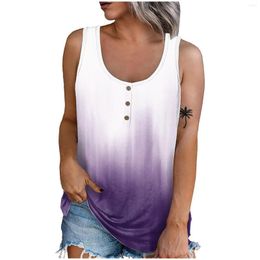 Womens Tanks Fashion Tie Dye Flower 3d Printed Tank Tops v Neck Sleeveless Basic Camisoles Off Shoulder Vest Woman Streetwear