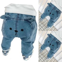 Trousers spring and autumn kids clothing casual jeans pants Children Clothing Baby Girls Denim Harem Pants Girls 230918
