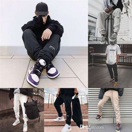 Designer Mens Pants Women High Quality Cotton Ess Classic Letter Print Fall Winter Plush Fleece Long Sweatpants Baggy Trousers Sportswear