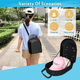 Storage Bags Hat Case Travel Baseball Caps Carrier Hats Organizer Box Ball Cap Suitcase Holder Carrying Bag With Shoulder Strap Fo272T