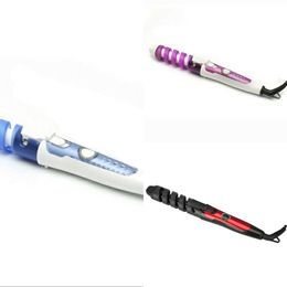 Hair Curlers Straighteners Magic Pro Electric Curl Ceramic Spiral Curling Iron Wand Salon Styling Tools Styler 220624 0919