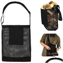 Storage Bags Hands- Mushroom Harvesting Bag Portable Fruit Gathering Practical Bushcraft Pouch Drop Delivery Home Garden Housekeeping Dhdif