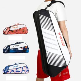 Outdoor Bags Waterproof Badminton Racket Bag Single Shoulder Thicken Gymbag Sport Bags For Badminton Training Shoes Kids Adult Gifts 230919