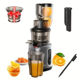 BioloMix BPA-Free Slow Masticating Juicer with Wide Chute for High Nutrient Fruit and Vegetable Juice