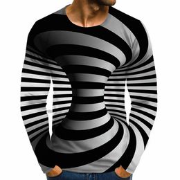 Men's Tracksuits 2023 Funny T shirt Man Autumn Long Sleeve Fashion 3D Printed Clothing Oversized Tee Items For Men 230919