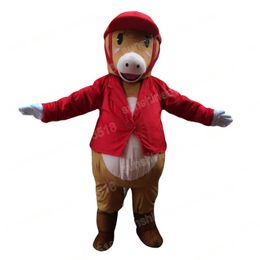 Halloween Horse Mascot Costume Top Quality Cartoon theme character Carnival Unisex Adults Size Christmas Birthday Party Fancy Outfit