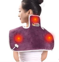 Massaging Neck Pillowws Ele ctric heating shawl heat moxibustion therapy of cervical vertebra bag neck and shoulder home health care 230918