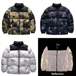 Men's Down & Parkas Mens Designer Jacket Womens Coat Winter Long Sleeve Warm 20ss Black Camouflage Starry Print for Lovers Zipper Thick Fashion Outdoor 3xl 4xlbhdg