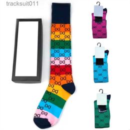 Men's Socks Luxury Designer Multicolor Sock For Men Women stockings Mens high quality senior streets comfortable socks L230919