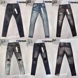 Jeans viola jeans pantaloni in jeans designer jeans jeans maschi pantaloni neri di alta gamma design dritto retro streetwear designer di pantaloncini casual joggers