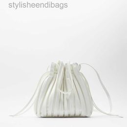 Shoulder Bags Luxury Designer Handbag Women Pleated Bucket Crossbody Bags Cute Soft Leather Shoulder Bag Messenger Bag Coin Purse11stylisheendibag