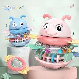 Çıngıraklar Mobiles Montessori Müzik Oyuncakları Borns için 0 12 aylık dişler erkek bebek için çıngıraklar 13 24 aylık eğitim müzikal bardak beşik mobil 230919