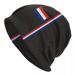 Beanie Skull Caps Holland Flag Beanie Cap Unisex Winter Warm Bonnet Femme Knitting Hats Street Outdoor Ski Netherlands Map Skullies Beanies 230919