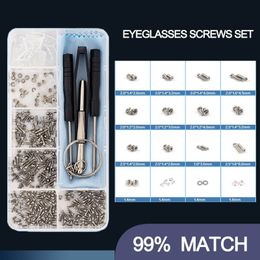 Other Fashion Accessories Eyeglasses Sunglasses Repair Kit Tool Glasses Screwdriver Screws Sets Nuts Nose Pad Optical Parts Assorted 230919