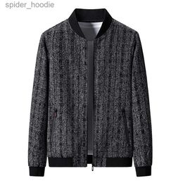 Men's Wool Blends 2023 Baseball Jacket Men Plus Size Woolen Coat Male Fashion Causal Slim Fit s Big 6XL Daily s L230919