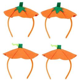 Halloween Pumpkin Hat Headwear Tirck or Treat Happy Party Dress Up Kids Gift Headband 230920