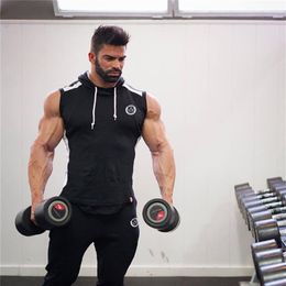 Fashion- Men Gyms Hoodies Gyms Fitness Bodybuilding Sweatshirt Crossfit Pullover Sportswear Mens Workout Hooded Jacket Clothing286d