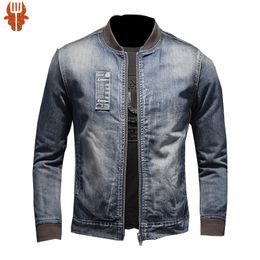 Men s Jackets 2023 Autumn Winter Men Warm Denim Jacket Mens Retro Motorcycle Punk Streetwear Thick Coats Male Plus Velvet Cowboy Outwear 5Xl 230919