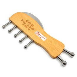 Hair Brushes Meridian Brush Acupoint Massage Comb Scraping Health Body Acupressure Beauty Care Tool 230918