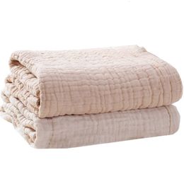 담요 Swaddling Muslin 6 층 Swaddle Baby Towels Scarf Bath Towel 출생 230918