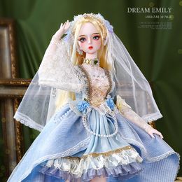 Dolls DBS 13 BJD Dream Fairy Doll toy mechanical joint Body Name Kelly doll including suit shoes fan makeup 60cm SD 230918