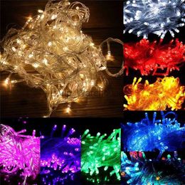 LED Strings Party 50M 400 Fairy LED String Light Outdoor Waterproof AC220V Chirstmas String Garland For Xmas Wedding Christmas Party Holiday HKD230919