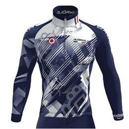 Cycling Jackets BJORKA Cycling Men's Navy Blue Thermal Jacket Long Sleeve Bicycle Team Jerseys Ciclismo Jaqueta Motociclista Cyclistes Clothing 230919