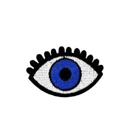 10PCS Eye of the Demon Patches for Clothing Bags Iron on Transfer Applique Patch for Garment Jeans DIY Sew on Embroidered Accessor297E