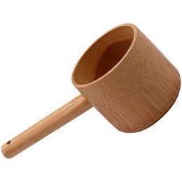 Spoons Bath Spoon Ladle Home Japanese Bamboo Watering Style Kitchen Infant Restaurant Garden Household 230918