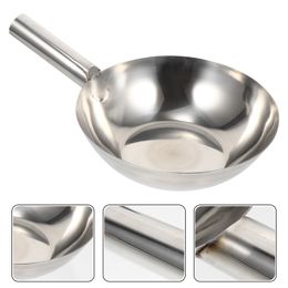 Spoons Kitchen Ladle Metal Baby Round Water Big Scoop Handle Soup Stainless Steel Deep 230918