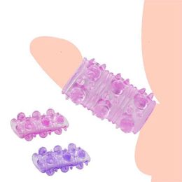 Adult Massagerelastic Penis Ring Cock Delay Ejaculation Erection Extension G-spot Massage Products for Men