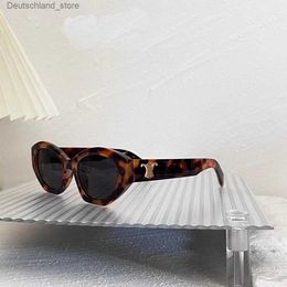 Sunglasses 2023 women designer sunglasses for man retro cat-eye oval polygon sunglasses ins shopping travel party fashion clothing matching Q230919