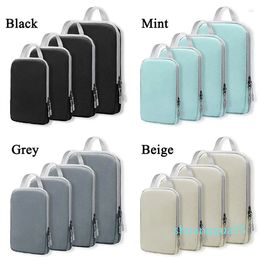 Duffel Bags Organiser Portable With Travel Storage Bag Compressible Packing Cubes Foldable Waterproof Suitcase Nylon Handbag