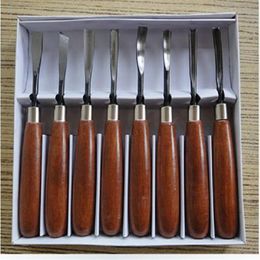 8 Pcs wood Carving knives set carpenter chisels woodworking knives tools304H
