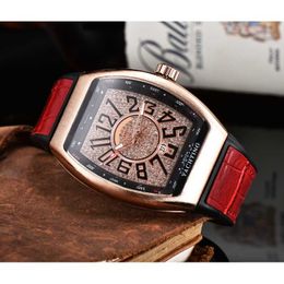 Luxury Richarmilles watch Strap Leather 2023 Gold Steel New Quartz Wristwatch Leisure Male Diamond Relogi SR3M