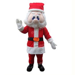 Halloween Santa Claus Mascot Costume High quality Cartoon Character Outfits Christmas Carnival Dress suits Adults Size Birthday Party Outdoor Outfit