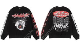 Men's Hoodies & Sweatshirts Hellstar Hoodie Mens High1-quality Hooded Sweatshirt American Retro Mud Print Old Sports Casual Pants Size S-xl 33 V8O7