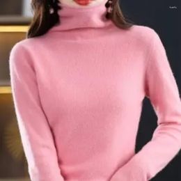 Women's Sweaters Autumn Winter Knitted Women Pullovers Long Sleeve Heap Turtleneck Female Tops Clothes Korean Fashion Harajuku