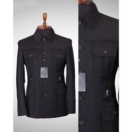 Men's Suits Blazers Only Jacket 1 Pcs 2023 Formal Suit Lapel Plaid Classic Fit Shirt For Wedding Four Pockets Groomsmen Man Waistcoat 230919