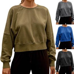 Women's Hoodies Hoodie Solid Color Long Sleeved Pullover Halter Sweater Tan Sweatshirt Boy Slip Womens Sports Jackets Zip Up